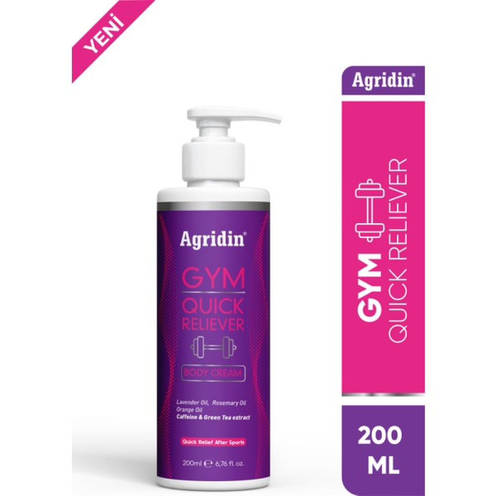 Agridin Gym Quick Reliever Sporcu Kremi 200 ml For Women Nemlendiriciler Fiyatı