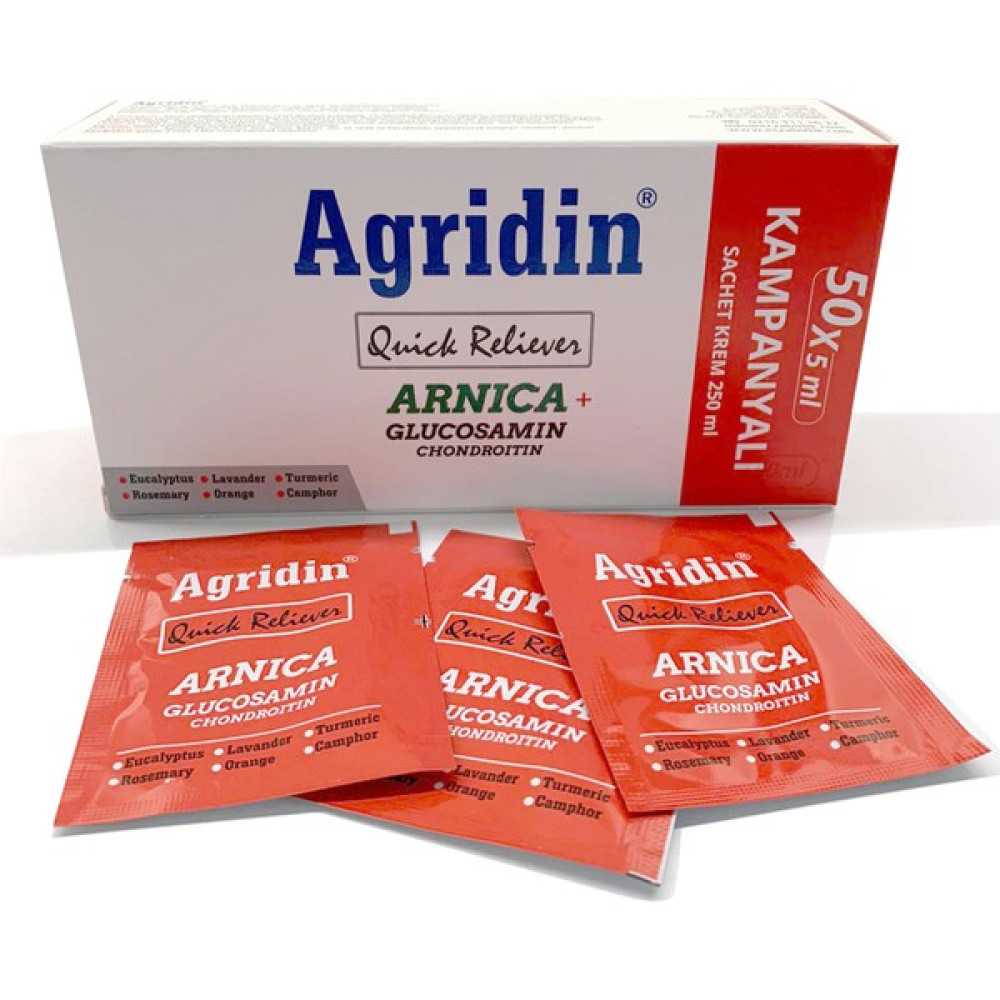Agridin Krem 50 Adet x 5 Mg Sachet 250 ml Nemlendiriciler Fiyatı
