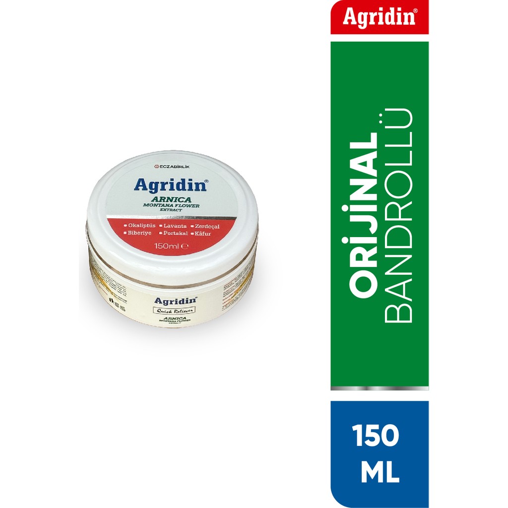 Agridin Rahatlatıcı Krem 150 ml Serinletici Etkili Cilt Bakım Ürünü Unisex Kullanıma Uygun - agridin krem Diğer Fiyatı