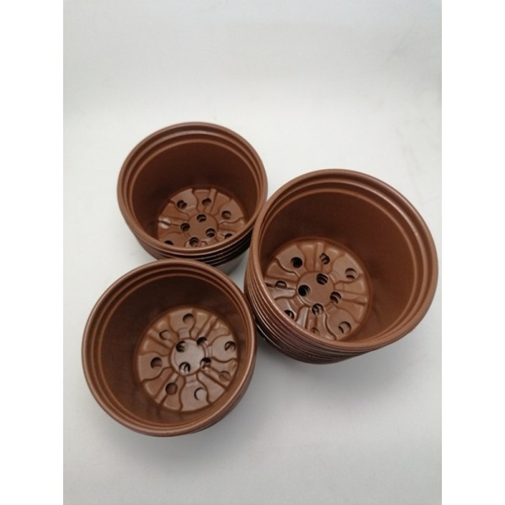 Agro Turkey | 20 Adet Üretim Saksısı En ve Boy 8 Cm, Yükseklik 7 cm -Kaktüs ve Sukulent Üretim Saksısı Kahverengi Saksı ve Aksesuarları Fiyatı