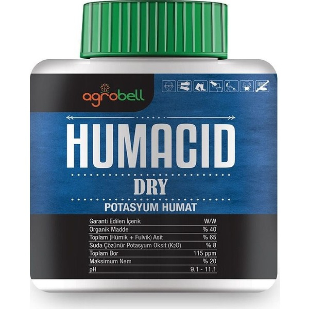 Agrobell Toz Humik Asit Humacid Dry (500 Gr) (%65 Humik+Fulvik Asit) - 500 gr Gübre Fiyatı