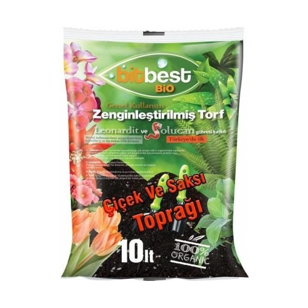 Agrobit Bitbest Bio 10Lt Bitki Ve Saksı Toprağı , Torfu Or.Gübreli 1105-2 Bitki Fiyatı