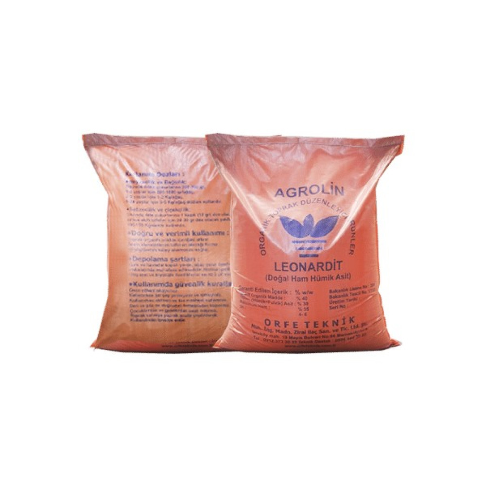 Agrolin ( 25 Kg'lık işlenmiş leonardit çuvalı ) Gübre Fiyatı