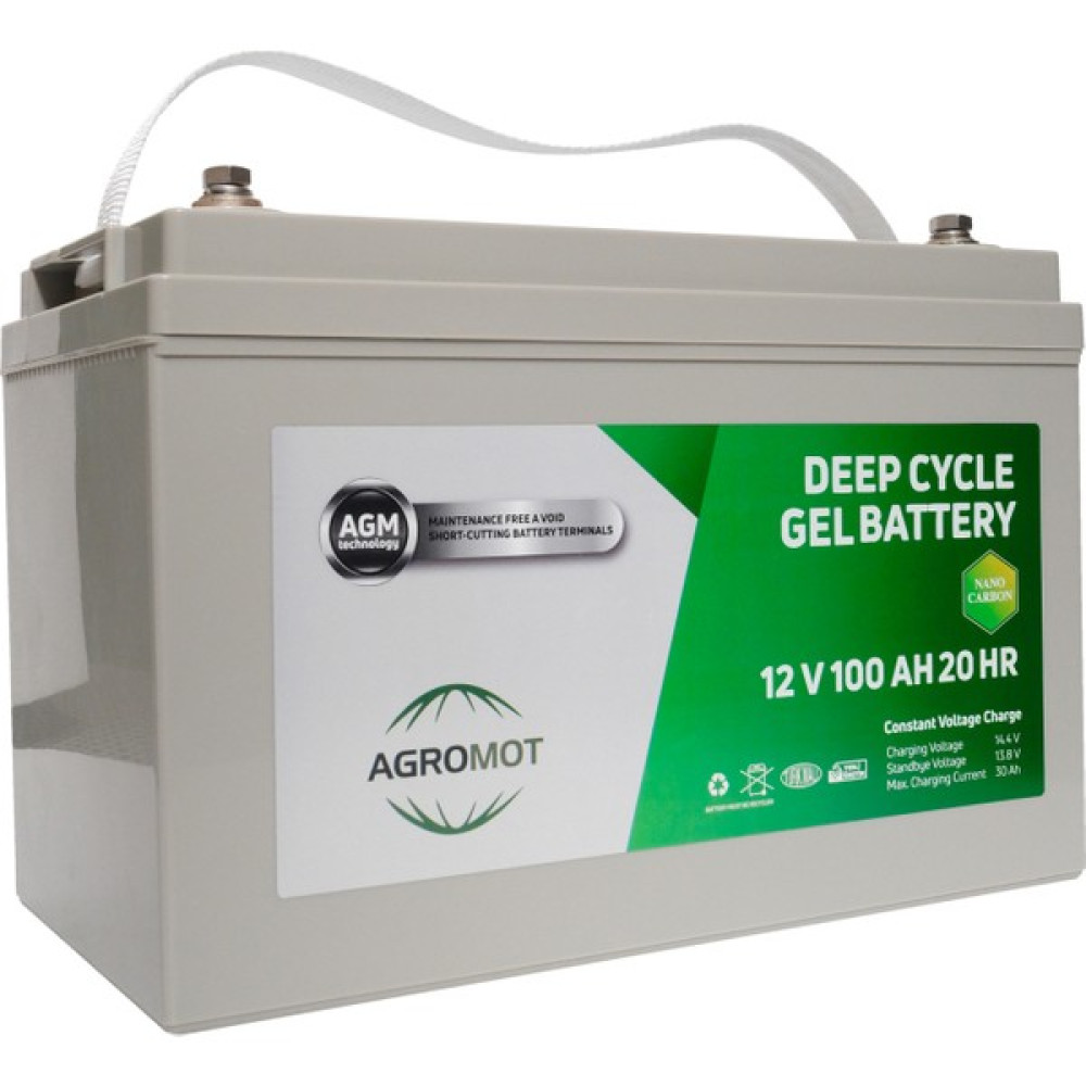 Agromot Jel Akü 12V 100AH Agromot Akü Fiyatı