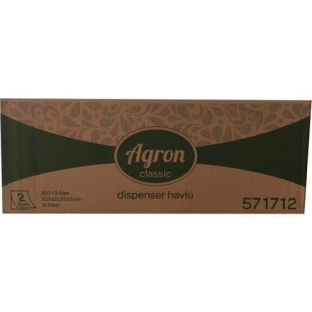 Agron Classic Z Katlı Dispenser Havlu 200X12 - Beyaz Oto Boyaları Fiyatı