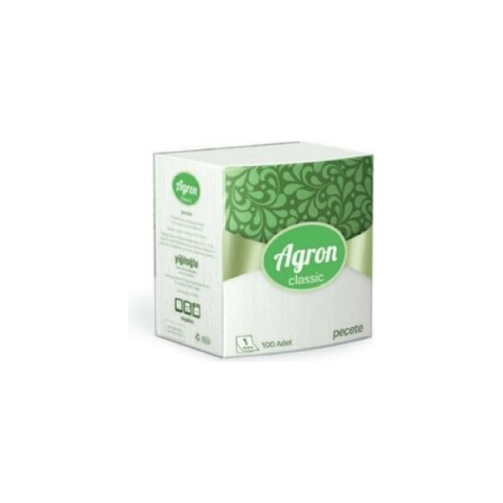 Agron Klasik Peçete 24 x 24 cm 100'LÜ Peçete Fiyatı