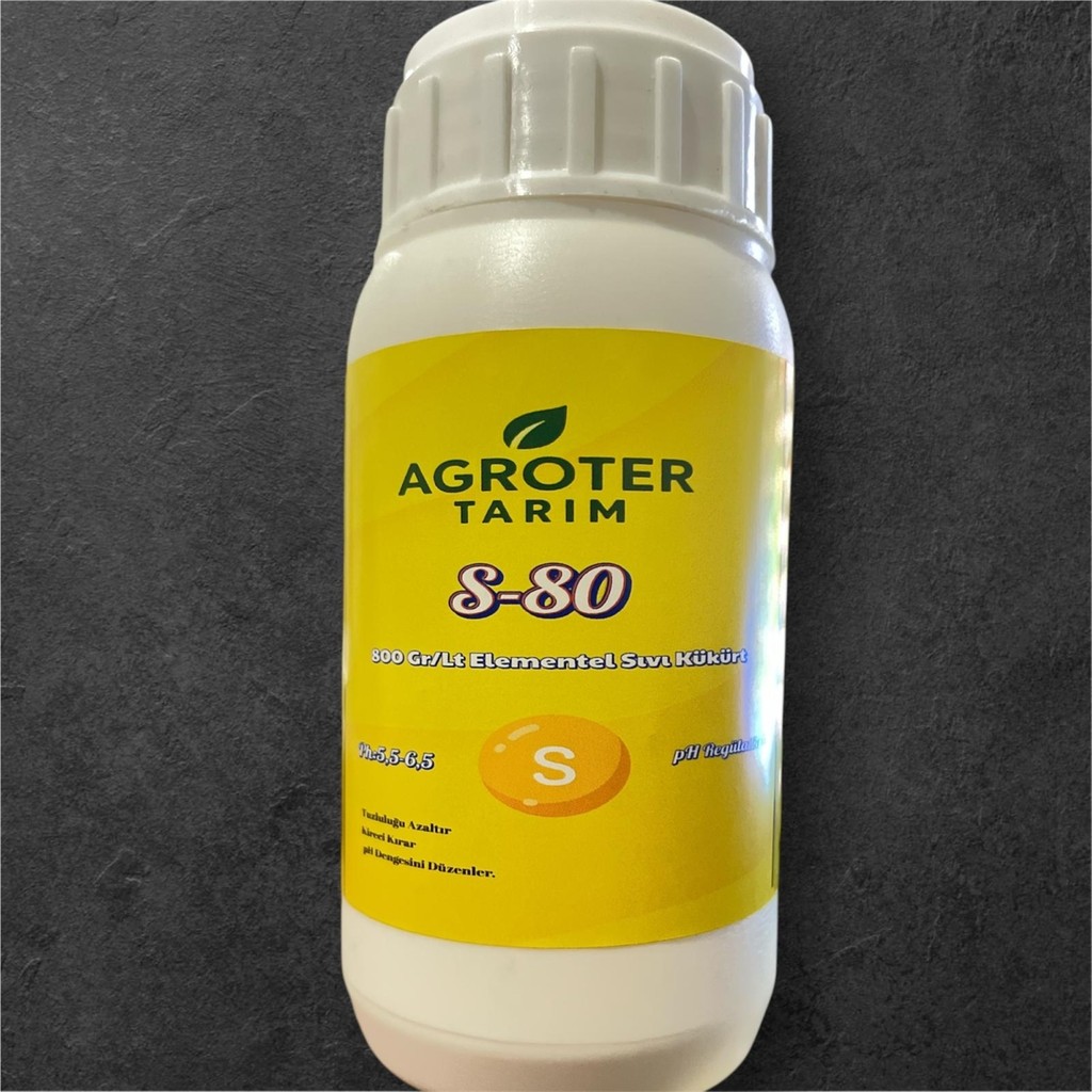Agroter Tarım Elementel Sıvı Kükürt %80 Elementel Sıvı Kükürt 250 cc Diğer Fiyatı