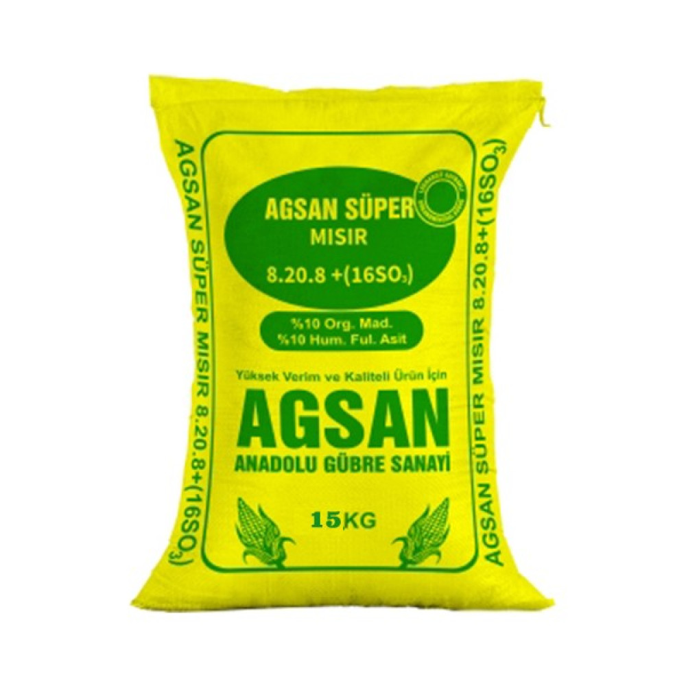 Agsan 8.20.8 Mısır Gübre - 15 kg Oto Boyaları Fiyatı