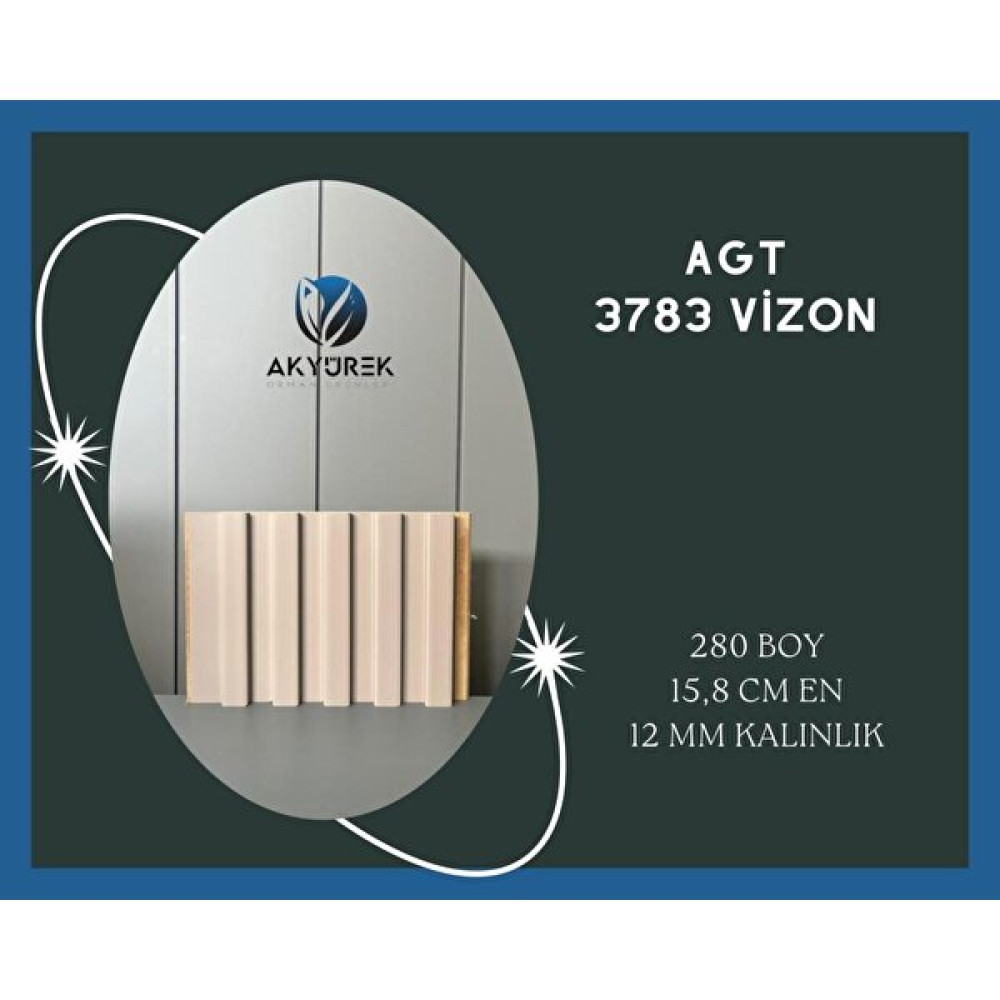 Agt Akyürek Lb 3783 Soft Touch Vizon Dekor Profil Duvar Kaplama Lambri - 0 - Kahverengi Poster Fiyatı