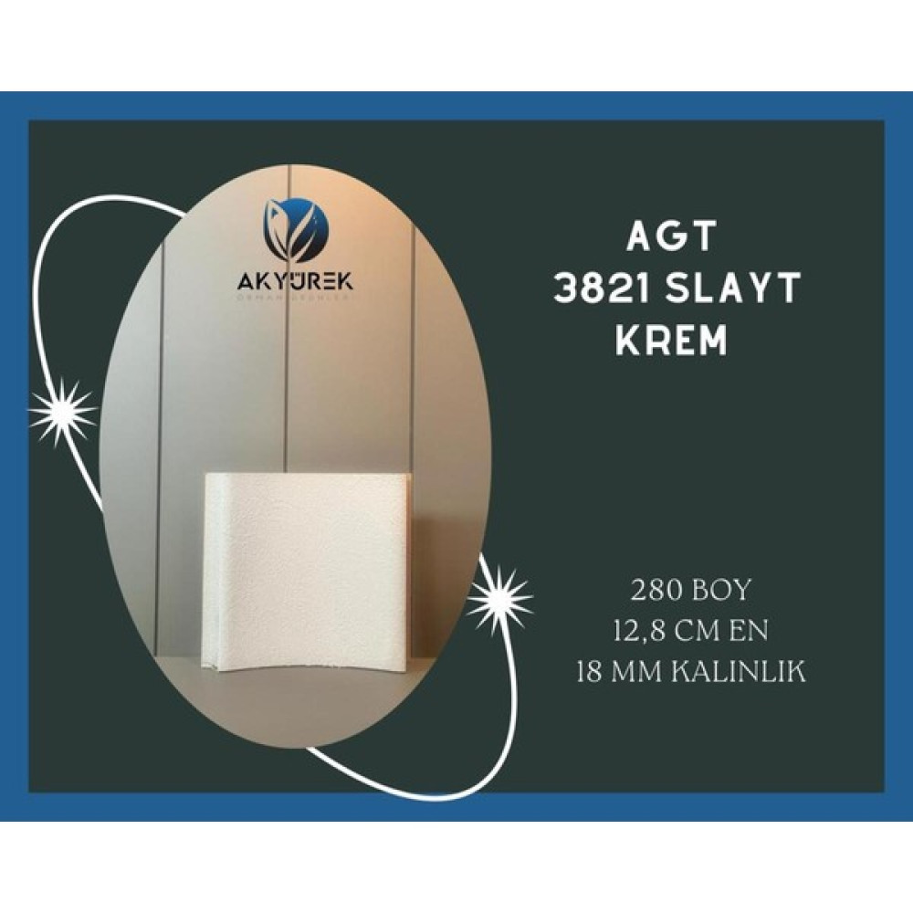 Agt Akyürek Lb 3821 Slayt Krem Dekor Profil Duvar Kaplama Lambri - 0 - Bej Poster Fiyatı