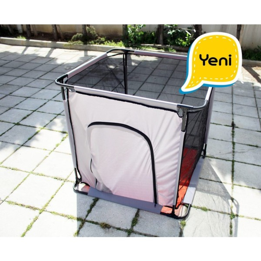 Agubugu Baby – Güvenli Oyun Alanı – Junior – Playpen - Gri - Turuncu Park Yatak / Oyun Parkı Fiyatı