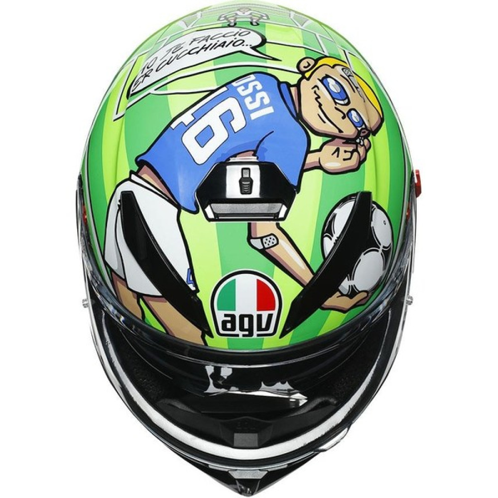 Agv K3 Sv Multi Plk Rossi Mugello 2017 Kapalı Kask - Pinlock Dahil - Standart - Renkli Motorsiklet Kaskları Fiyatı