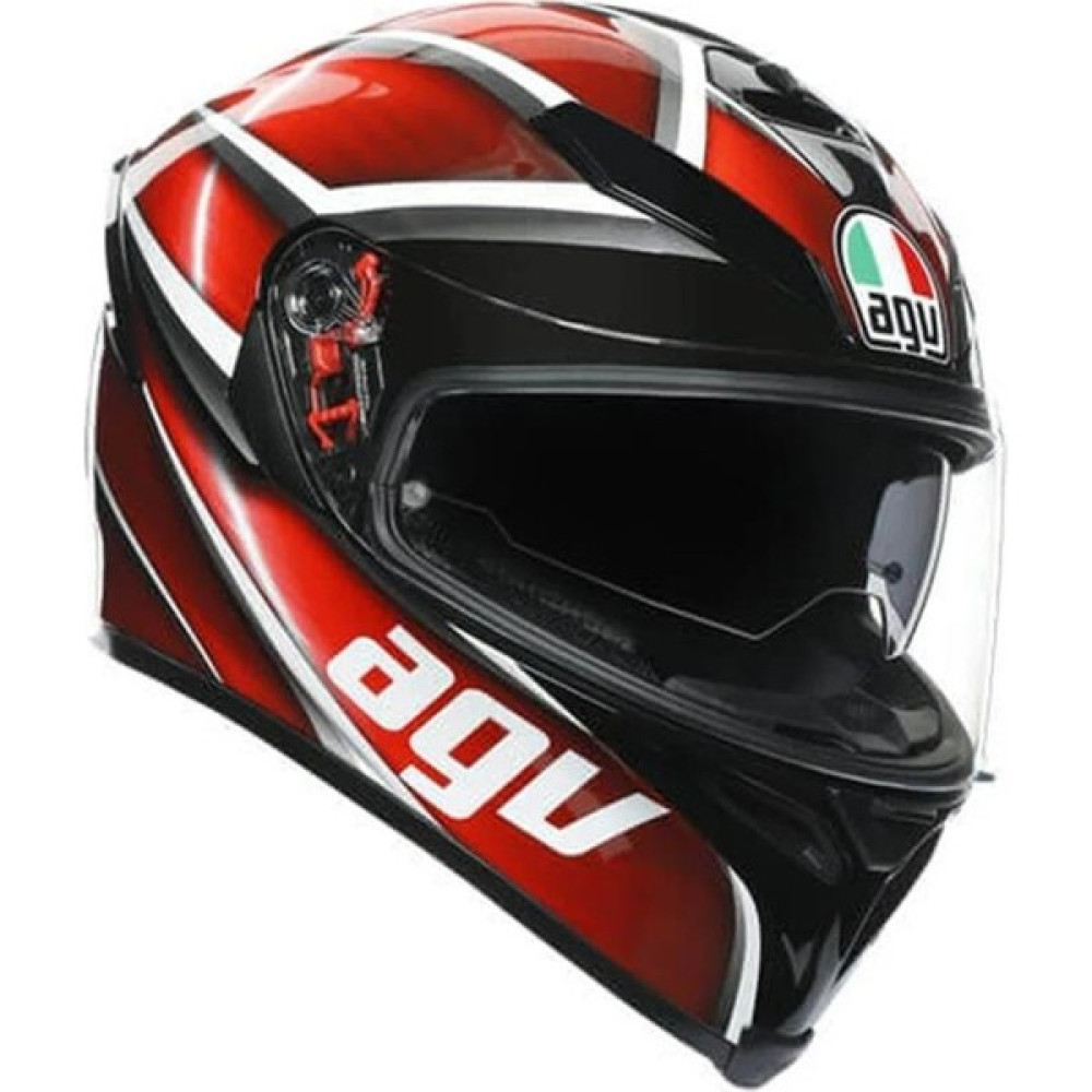 Agv K5 S Multi Plk Tempest Black Red Kapalı Motosiklet Kaskı - M Motorsiklet Kaskları Fiyatı