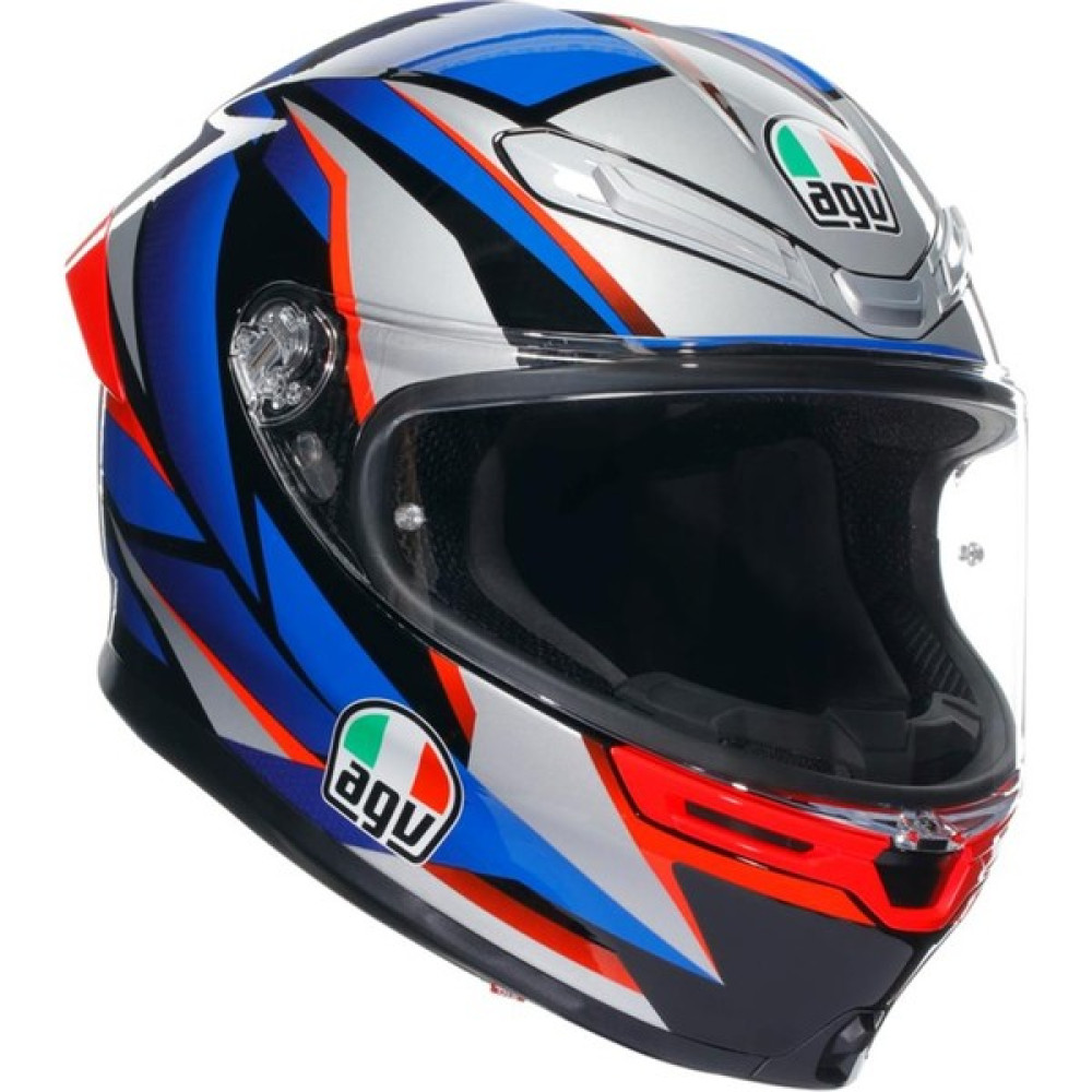Agv K6 S Slashcut Blue Red Kapalı Kask - L - Çift Renk Motorsiklet Kaskları Fiyatı
