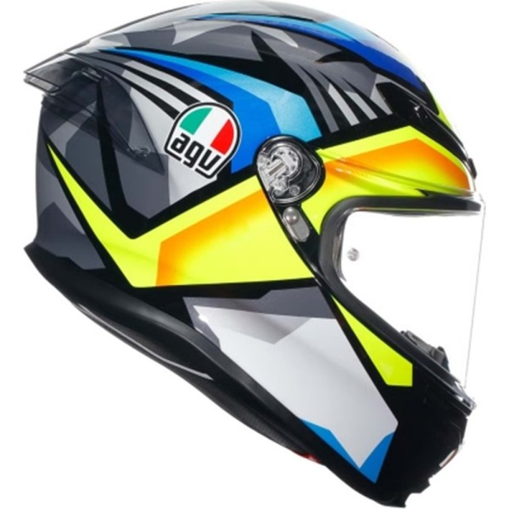 Agv Kask K6 S Mplk Joan Black Blue Yellow - L - Çift Renk Motorsiklet Kaskları Fiyatı