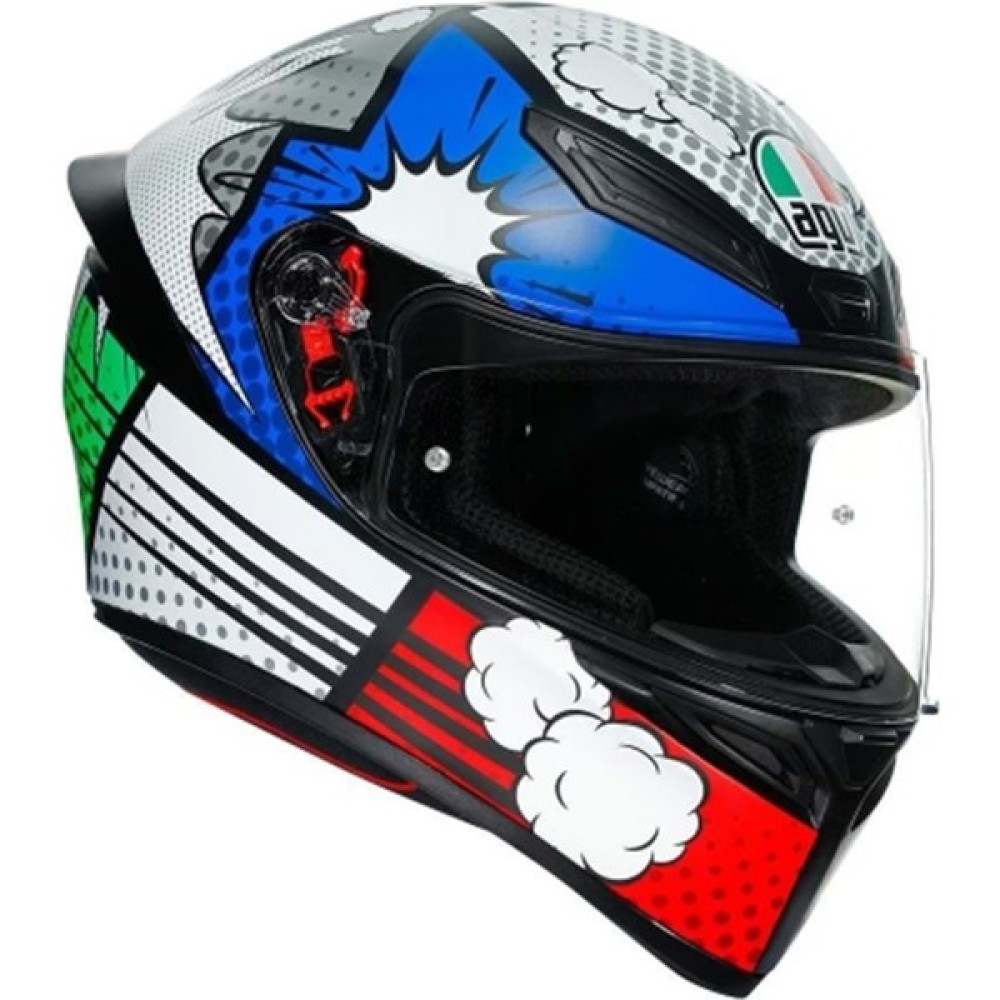 Agv Kask/k1 S Bang Matt Italy Blue - L - Çift Renk Motorsiklet Kaskları Fiyatı