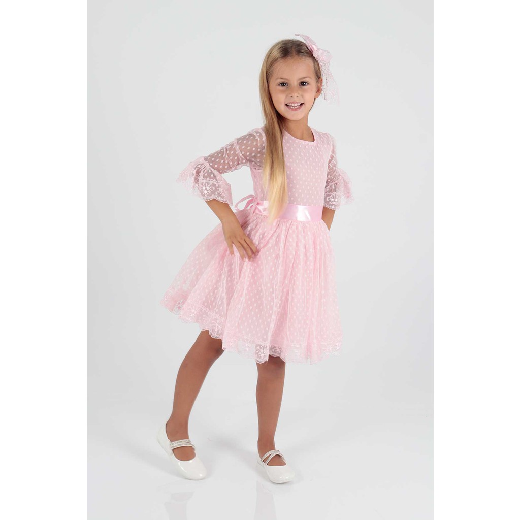 Ahenk Kids AHENGİM KIZ ÇOCUK ELBİSE KIZ ÇOCUK TOKALI ELBİSE KIZ ELBİSE TÜL DANTEL ELBİSE AK2209 Giyim & İç Giyim Fiyatı