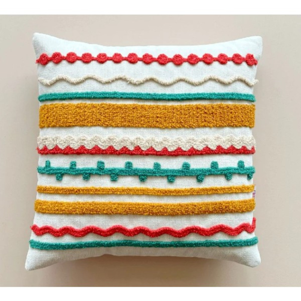Ahenk Makrome Punch Kırlent-Normod Kırlent - 40 x 40 cm - Renkli Kırlent / Mobilya Yastığı Fiyatı