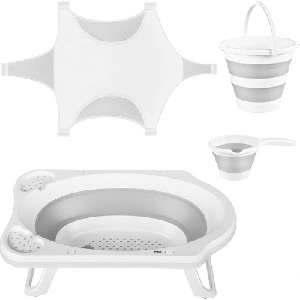Ahir Ticaret Hobby Life Katlanır Bebek Yıkama Banyo Seti Fileli - Gri - 0 - 3 Yaş Bebek Banyo Küveti Fiyatı