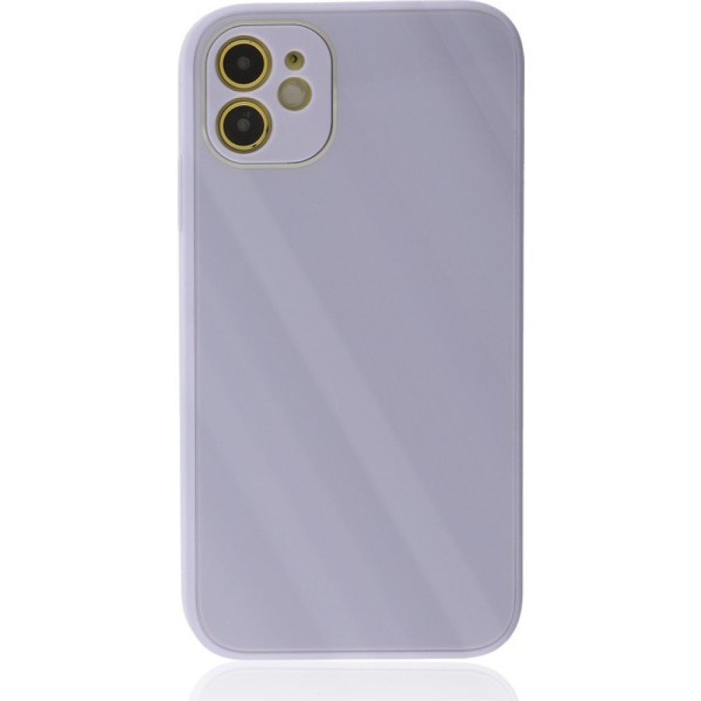 Ahk Apple iPhone 11 Kılıf Glass Kapak - Lila Cep Telefonu Kılıfı Fiyatı