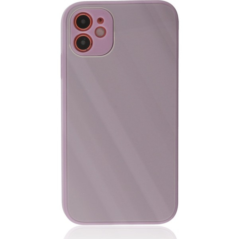 Ahk Apple iPhone 11 Kılıf Glass Kapak - Mor Cep Telefonu Kılıfı Fiyatı