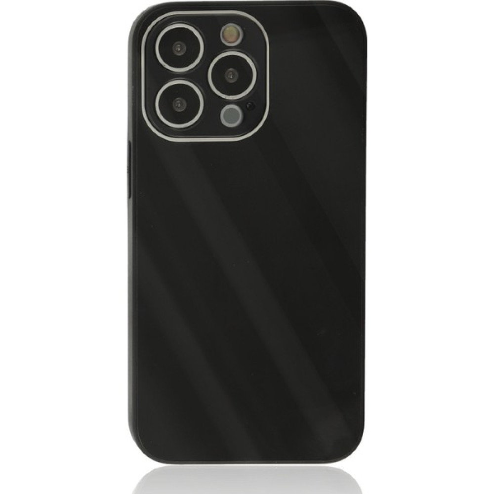 Ahk Apple iPhone 13 Pro Kılıf Glass Kapak - Siyah Cep Telefonu Kılıfı Fiyatı