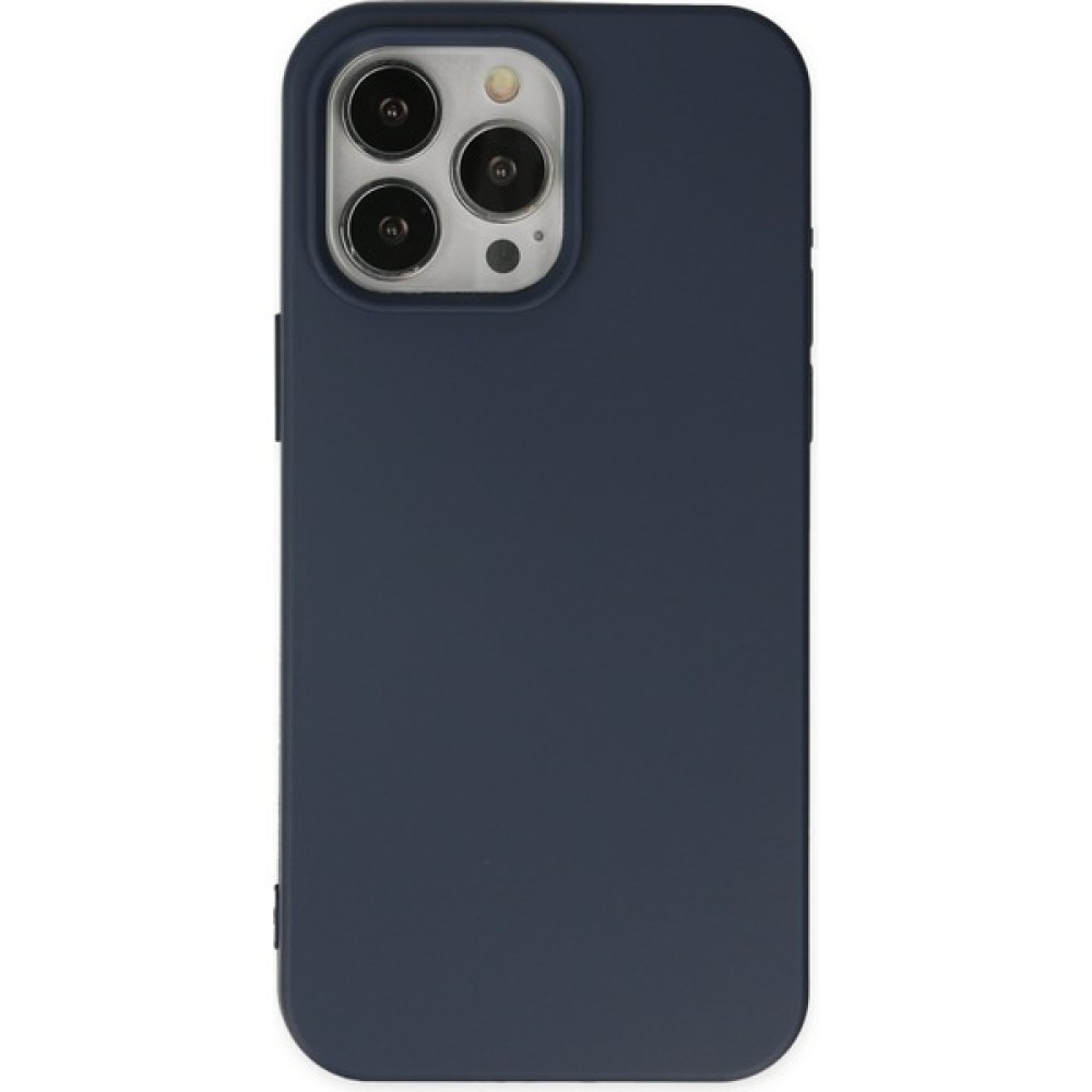Ahk Apple iPhone 15 Pro Max Kılıf First Silikon - Lacivert Cep Telefonu Kılıfı Fiyatı