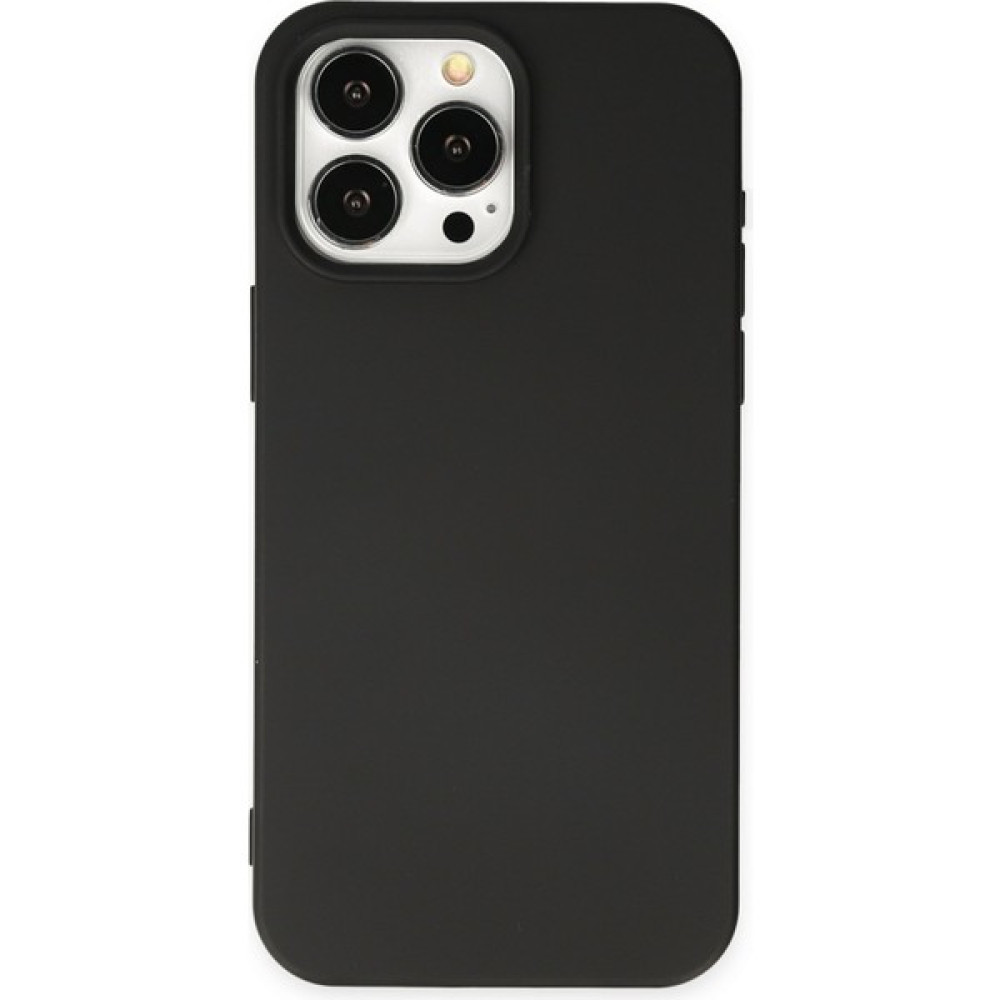 Ahk Apple iPhone 15 Pro Max Kılıf First Silikon - Siyah Cep Telefonu Kılıfı Fiyatı