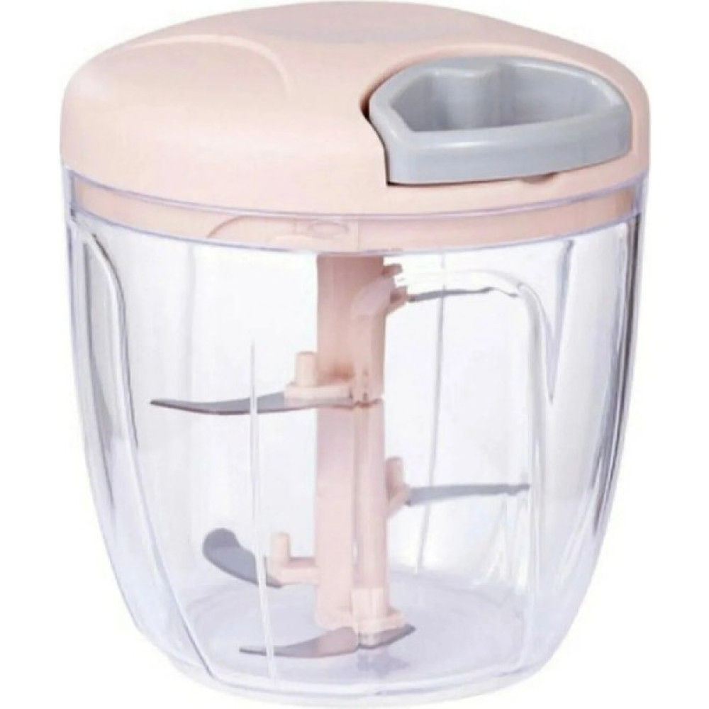 Ahlat Store 5 Bıçaklı Ipli El Rondosu Büyük Boy Sebze Doğrayıcı 1000ML Soğan Sebze Kesme - Pembe Doğrayıcılar / Rondolar Fiyatı