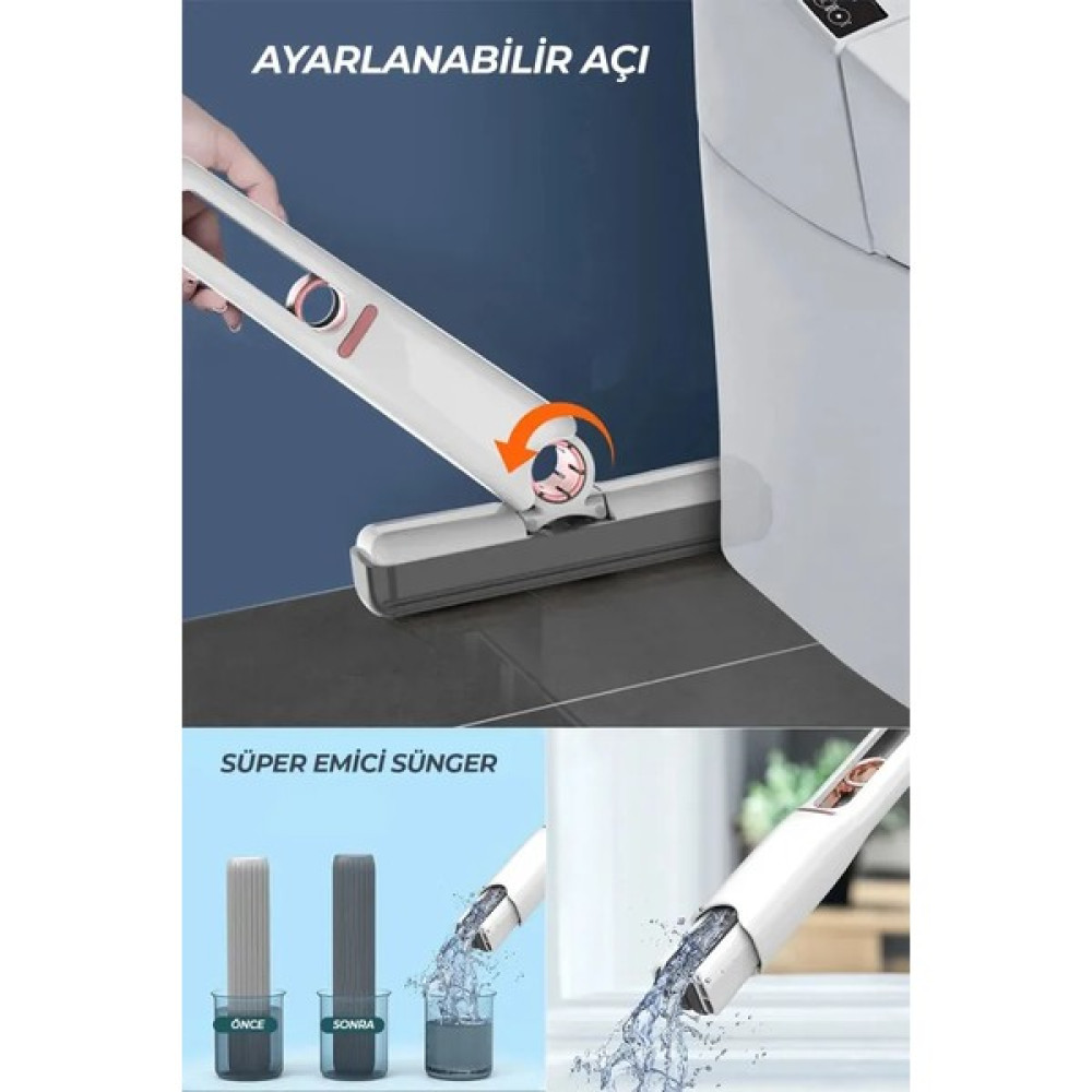 Ahlat Store Taşınabilir Kendinden Sıkmalı Mini Mop Temizlik Malzemeleri Fiyatı