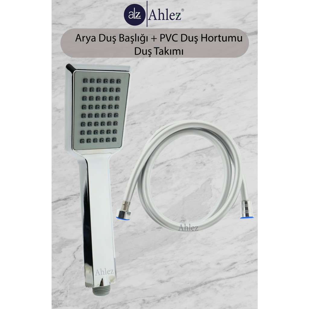 Ahlez Arya Duş Başlığı + Pvc Duş Hortumu Duş Takımı Duş Seti - Krom SSD / Solid State Drive Fiyatı