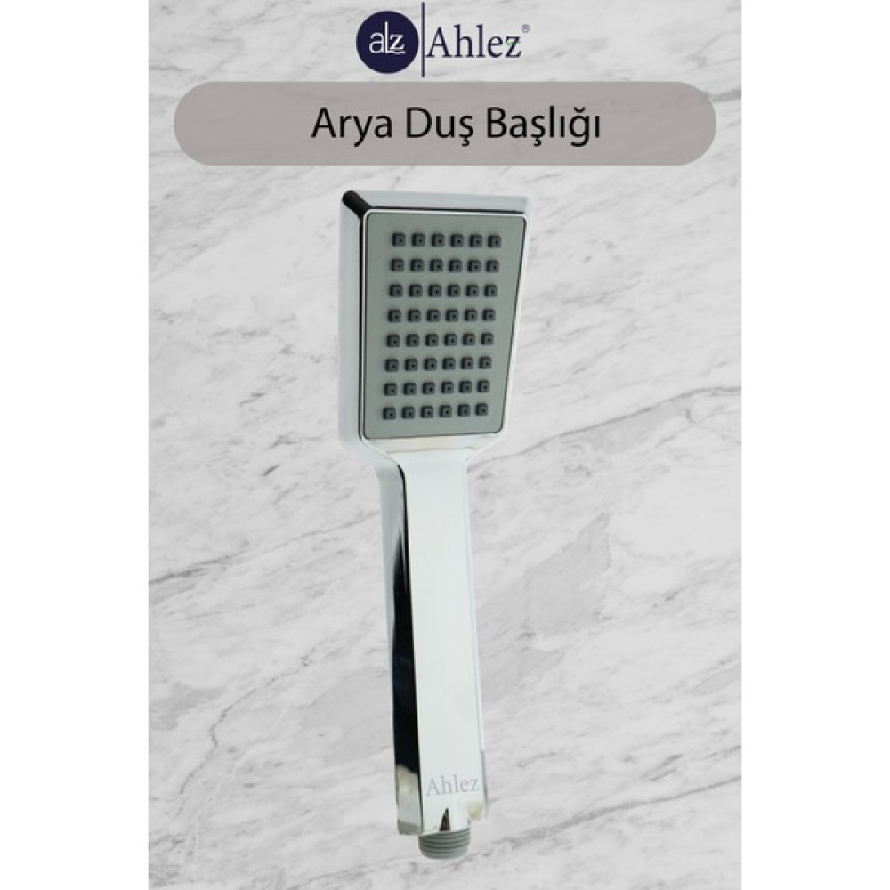 Ahlez Arya Duş Başlığı Tek Fonksiyonlu Poşet Ambalaj - Krom Duş Başlığı Fiyatı