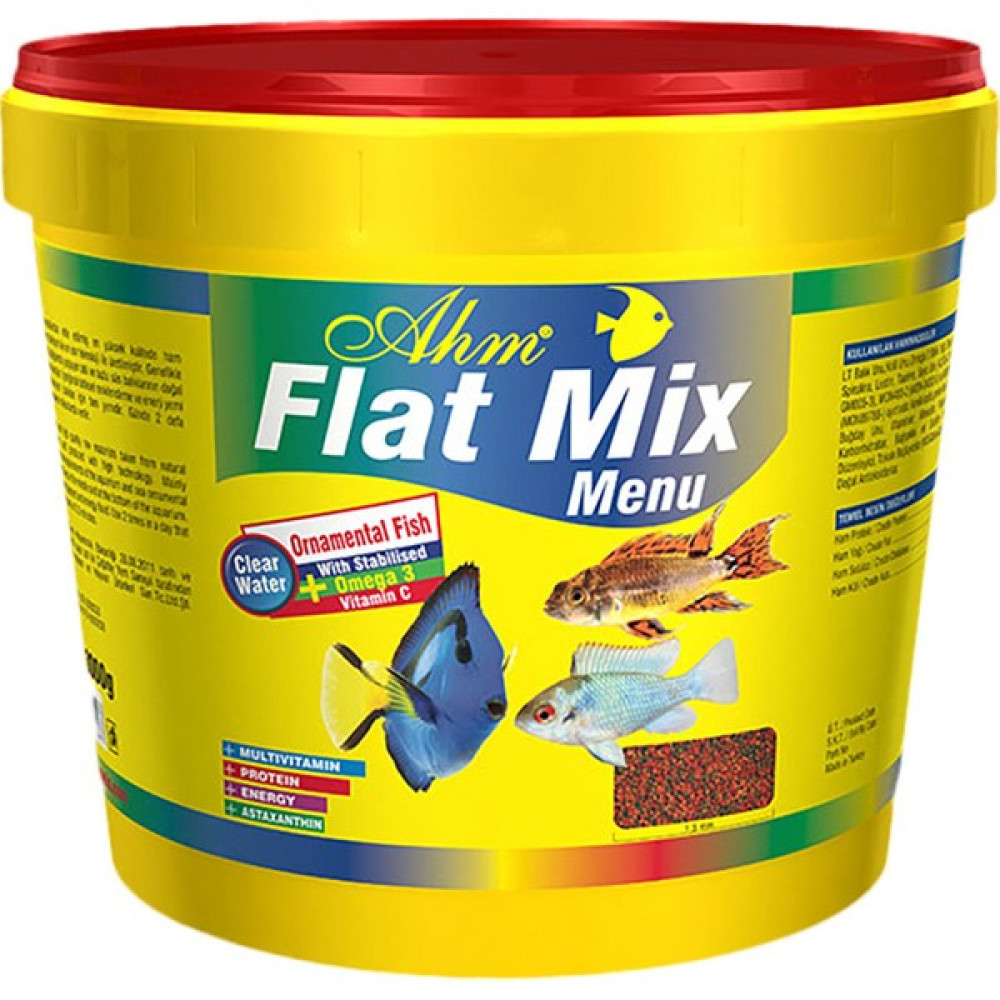 Ahm Flat Mix Menu 100 gr Poşette Gönderilir. Resim Kovasına Aitdir. Evcil Hayvan Ürünleri Fiyatı