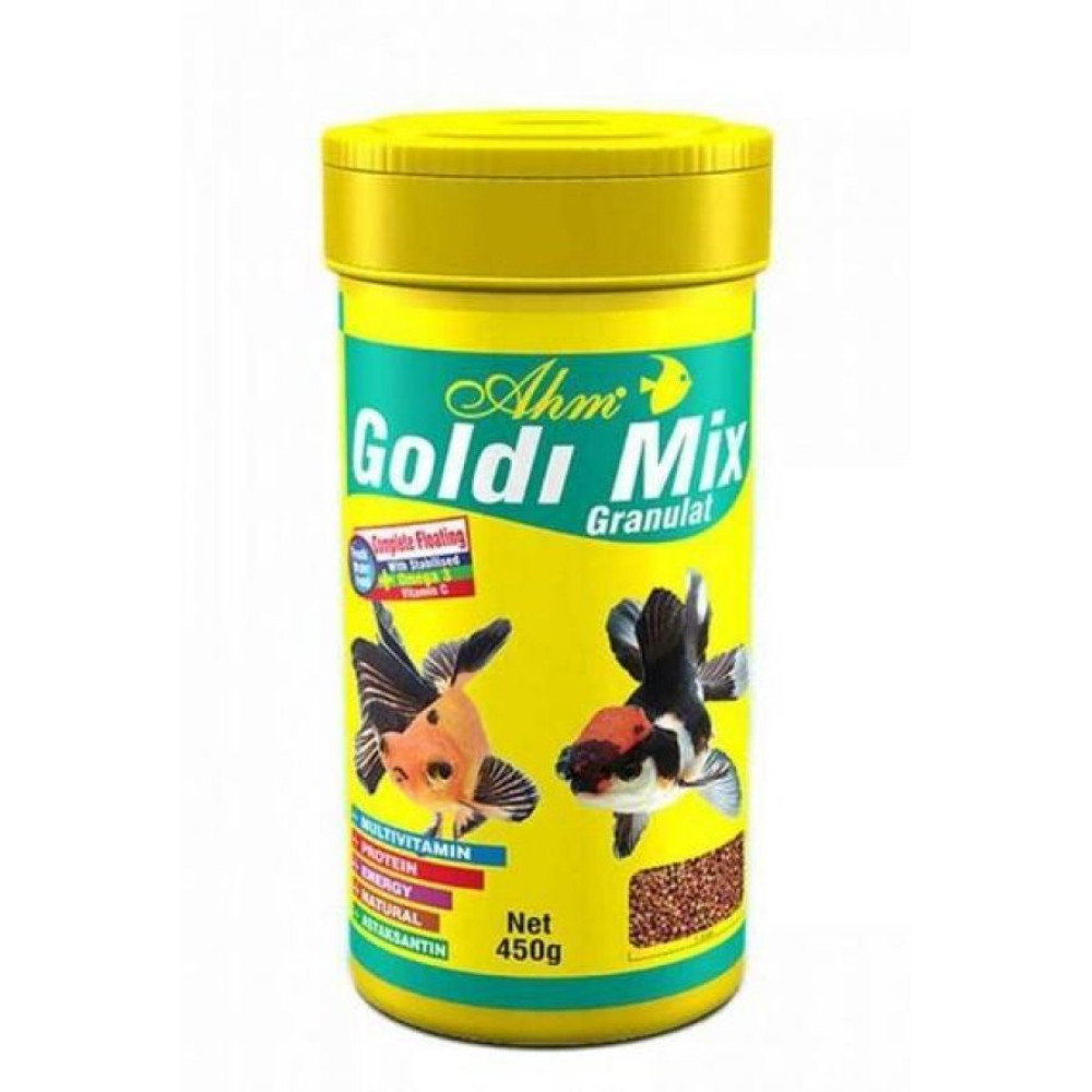 Ahm Goldi Mix Granulat Balik Yemi 1000 Ml Evcil Hayvan Ürünleri Fiyatı