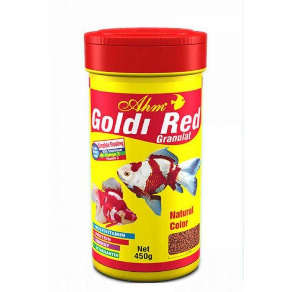 Ahm Goldi Red Granulat Balik Yemi 1000 Ml Evcil Hayvan Ürünleri Fiyatı