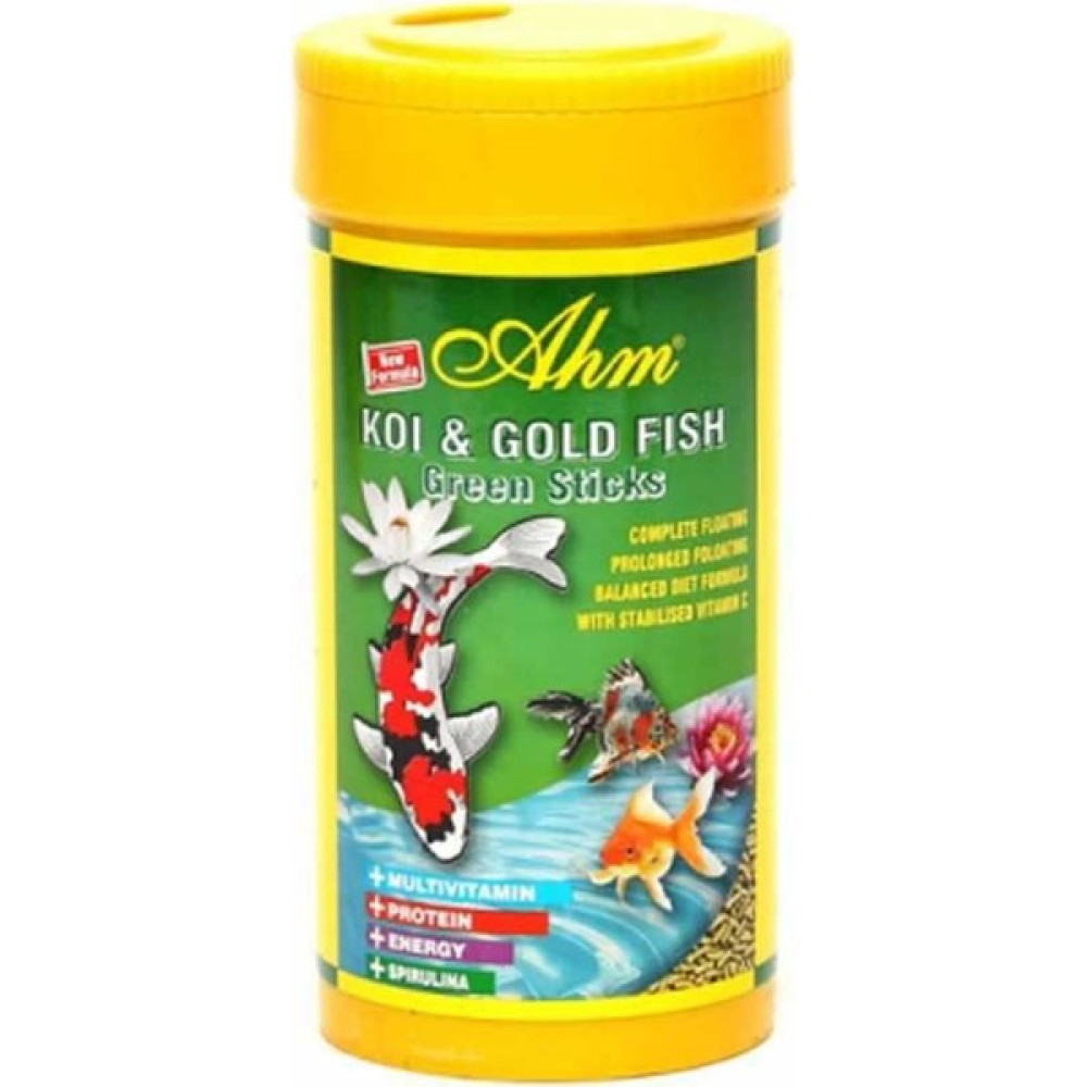 AHM Koi ve Japon Balığı Bitkisel Yem (Ahm Green Pond Sticks 1000 Ml) Evcil Hayvan Ürünleri Fiyatı