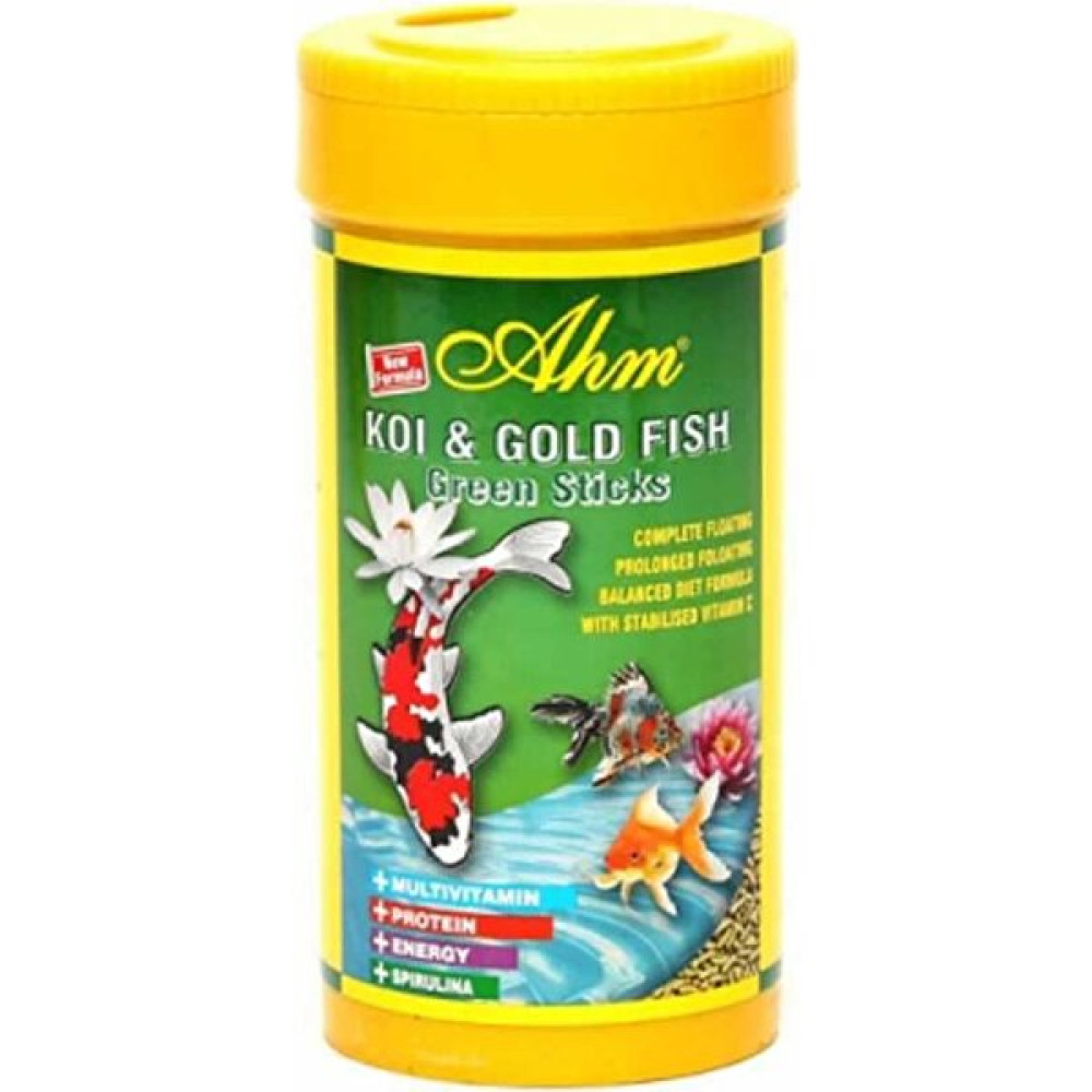 AHM Koi ve Japon Balığı Bitkisel Yem (Ahm Green Pond Sticks 250 Ml) Evcil Hayvan Ürünleri Fiyatı