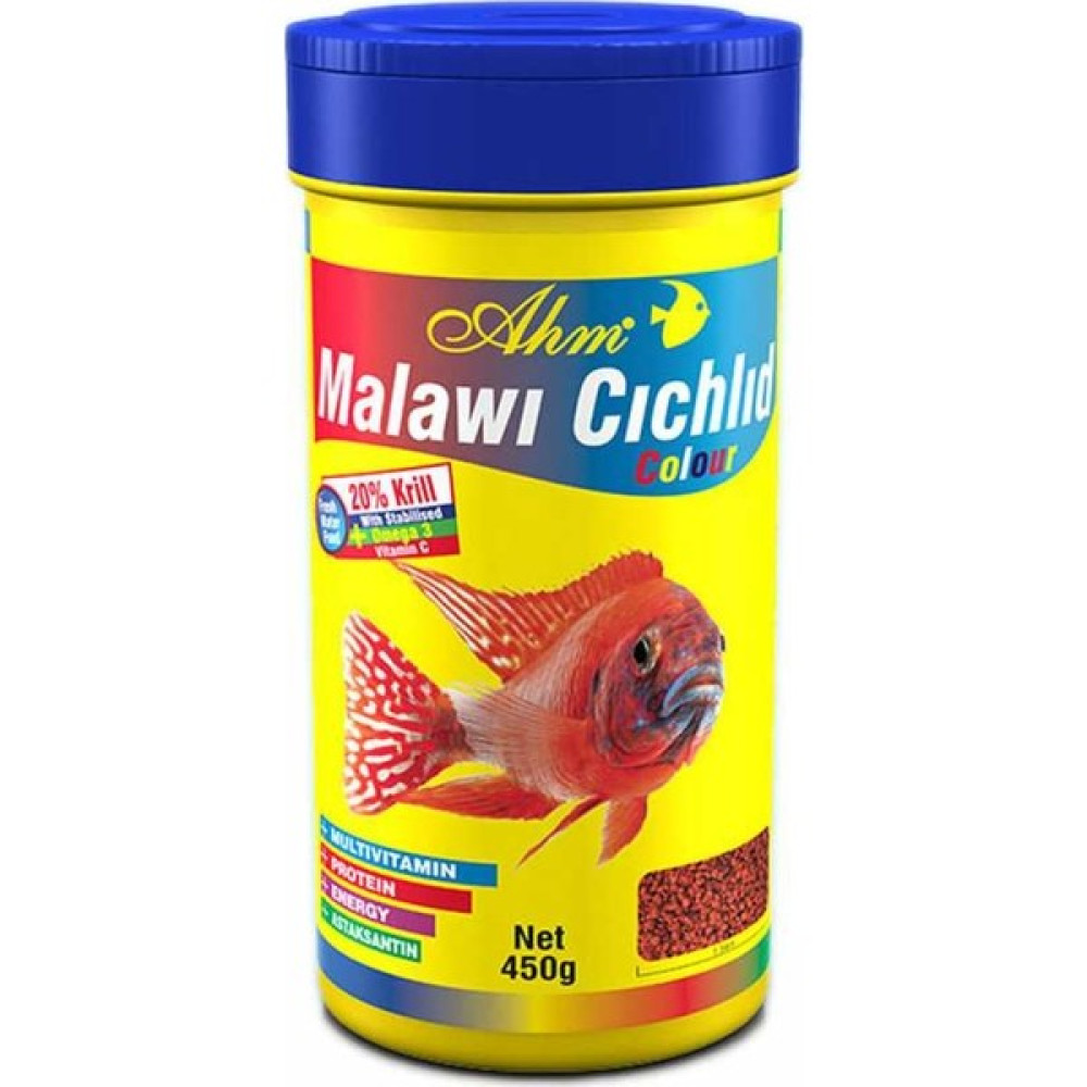 Ahm Malawi Cichlid Gran. Colour 250 ml 110 gr Ciklet Yemi Evcil Hayvan Ürünleri Fiyatı