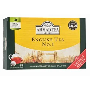 Ahmad Tea English No1 Demlik Poşet Çay 48'li Diğer Fiyatı