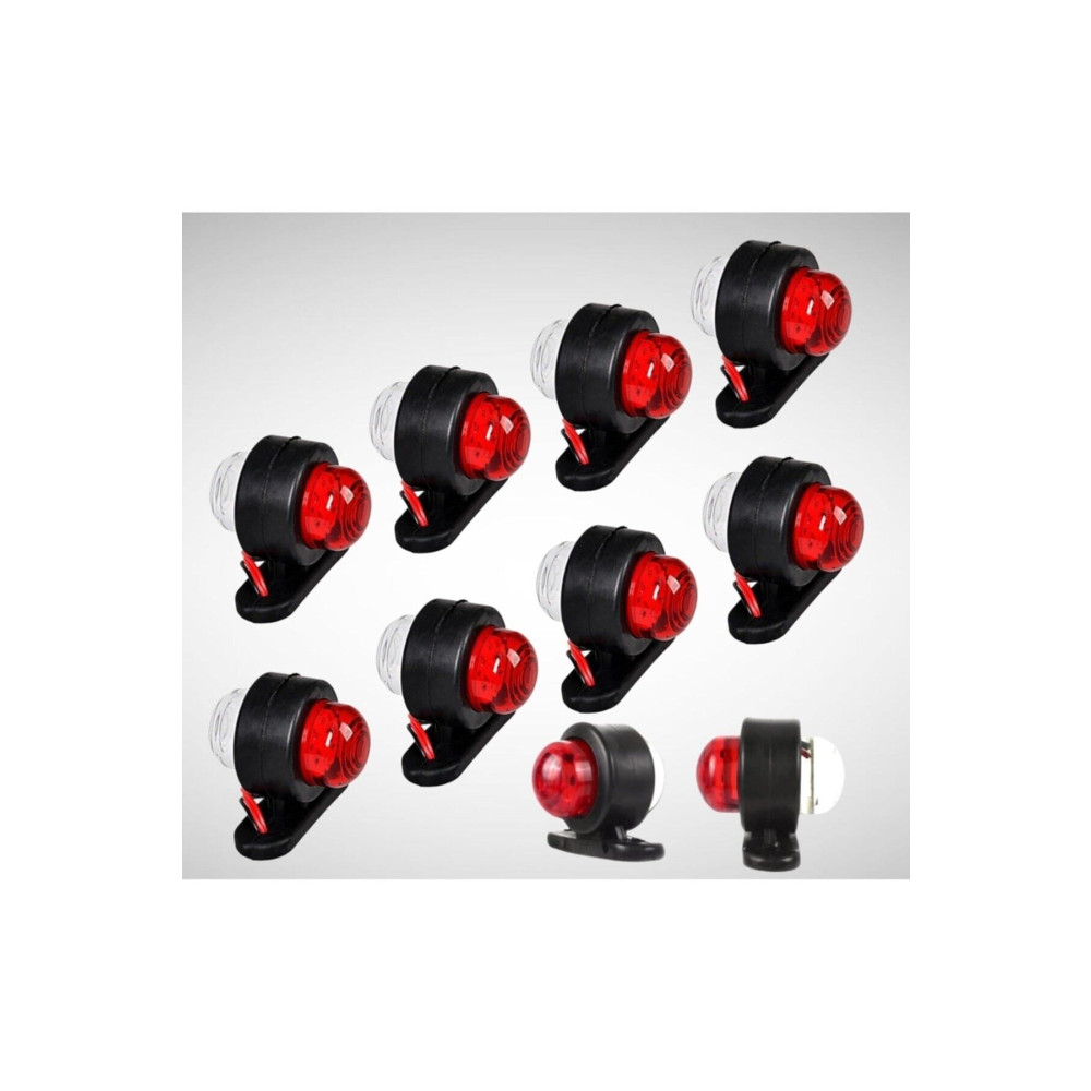 AHMET OTOMOTİV (10 Adet) Tek Ledli Mini Takoz Kırmızı-beyaz 12v-24v Araba & Motorsiklet Aksesuarı Fiyatı