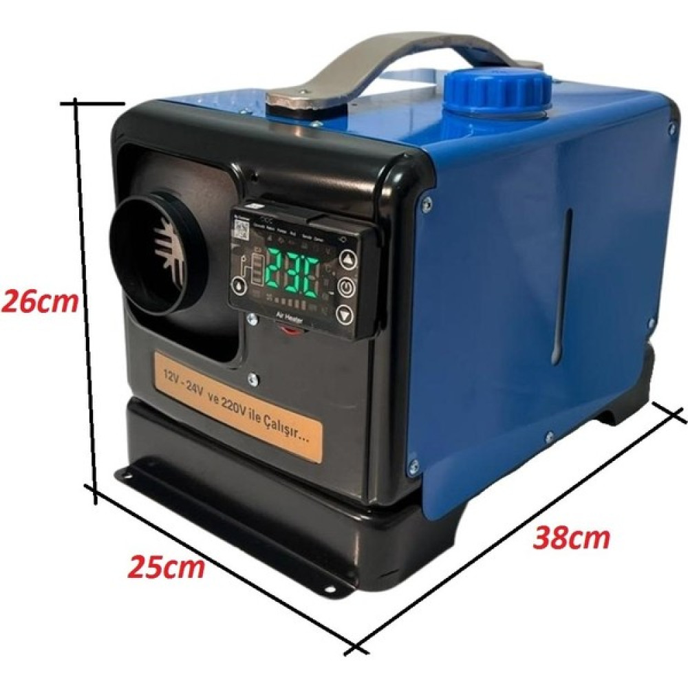 Ahmet Otomotiv Taşınabilir Webasto Çanta Tipi Portatif 12V-24V-220V Oto Seyahat Ürünleri Fiyatı