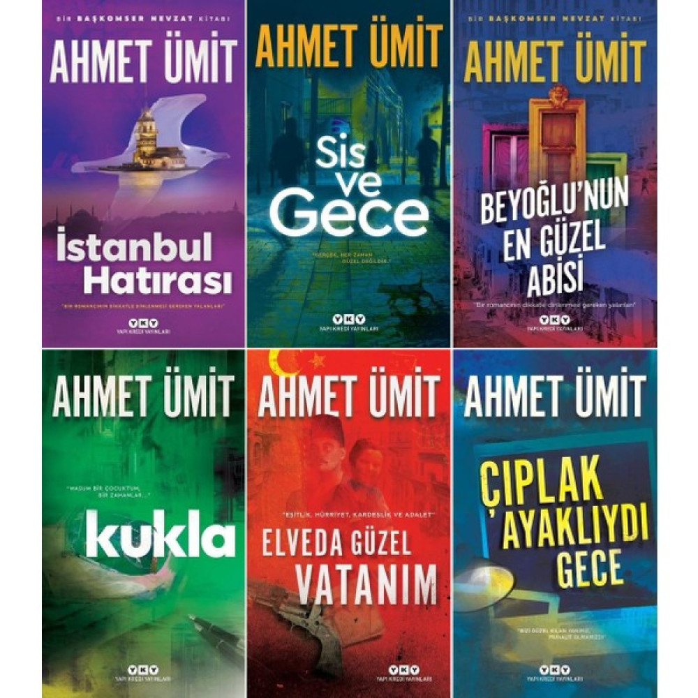 Ahmet Ümit 6 Kitap Set / Istanbul Hatırası - Sis ve Gece - Beyoğlu'nun En Güzel Abisi - Kukla - Elveda Güzel Vatanım - Çıplak Ayaklıydı Gece Polisiye Fiyatı