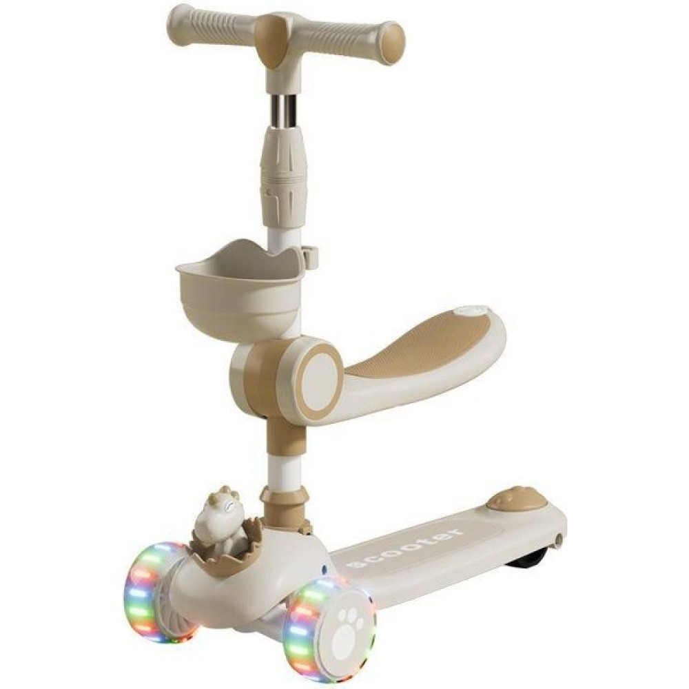 Ahp Shoping Tekerlek Büküm 3+ Yüksekliği Ayarlanabilir LED Çocuk Scooter (Yurt Dışından) - Kids Scooter - Haki Açık Hava, Deniz ve Spor Oyuncakları Fiyatı