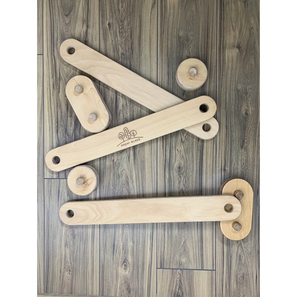 Ahşap Adası Montessori Doğal Ahşap Denge Kirişi 3'lü Set Dış Mekan Aktivite Spor Tahtası - Çok Renkli Oto Boyaları Fiyatı