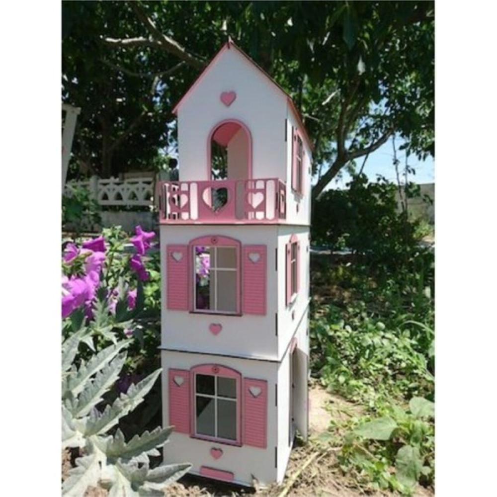 Ahşap Bebek Evi Barbie Bebek Evi - Beyaz - 0 Bebek Oyuncakları Fiyatı