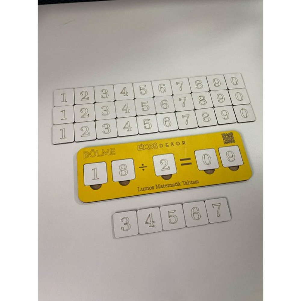 Ahşap Bölme Işlemi Bölmeyi Öğreniyorum Puzzle - Sarı Oto Boyaları Fiyatı