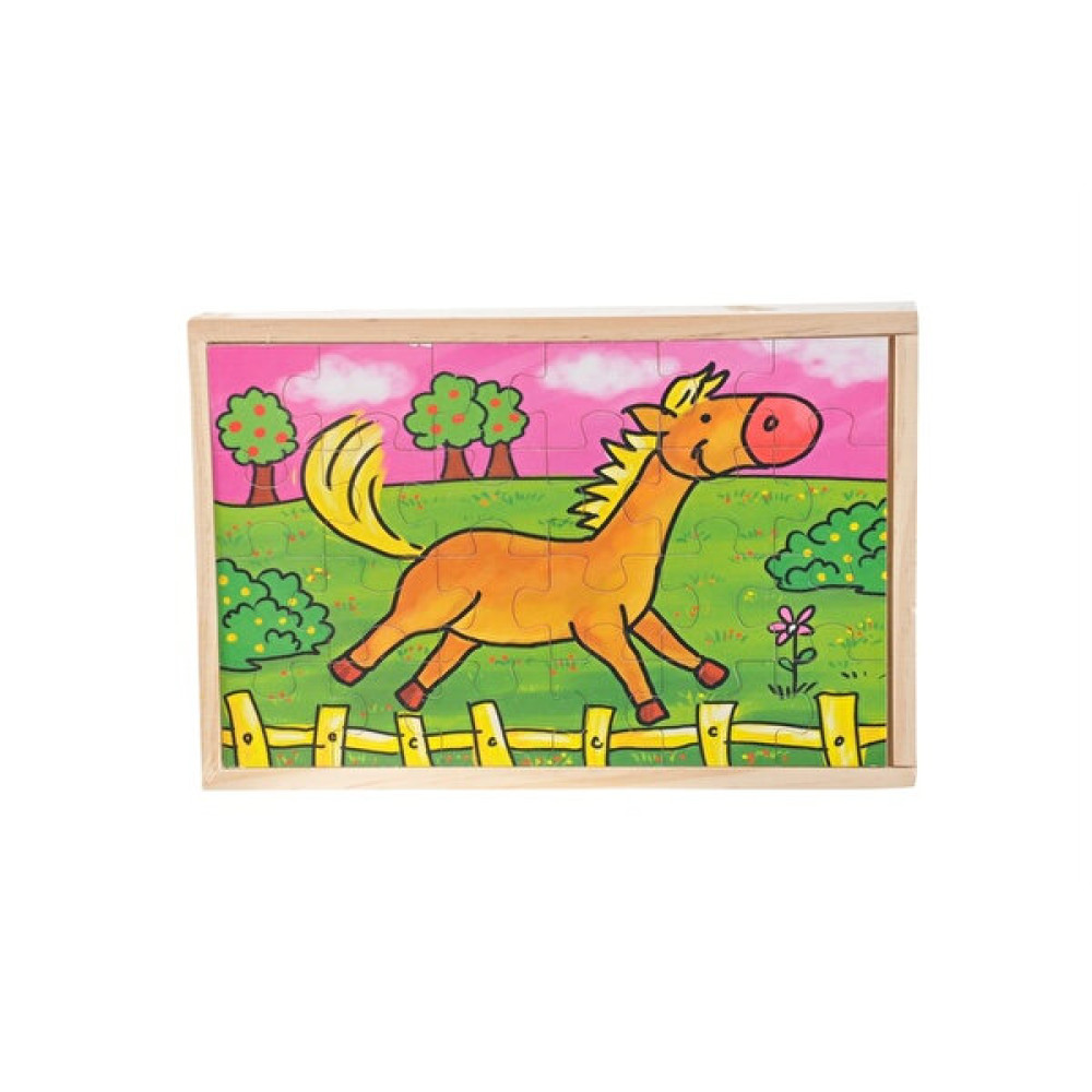 Ahşap Çiftlik Puzzle Bebek Oyuncakları Fiyatı