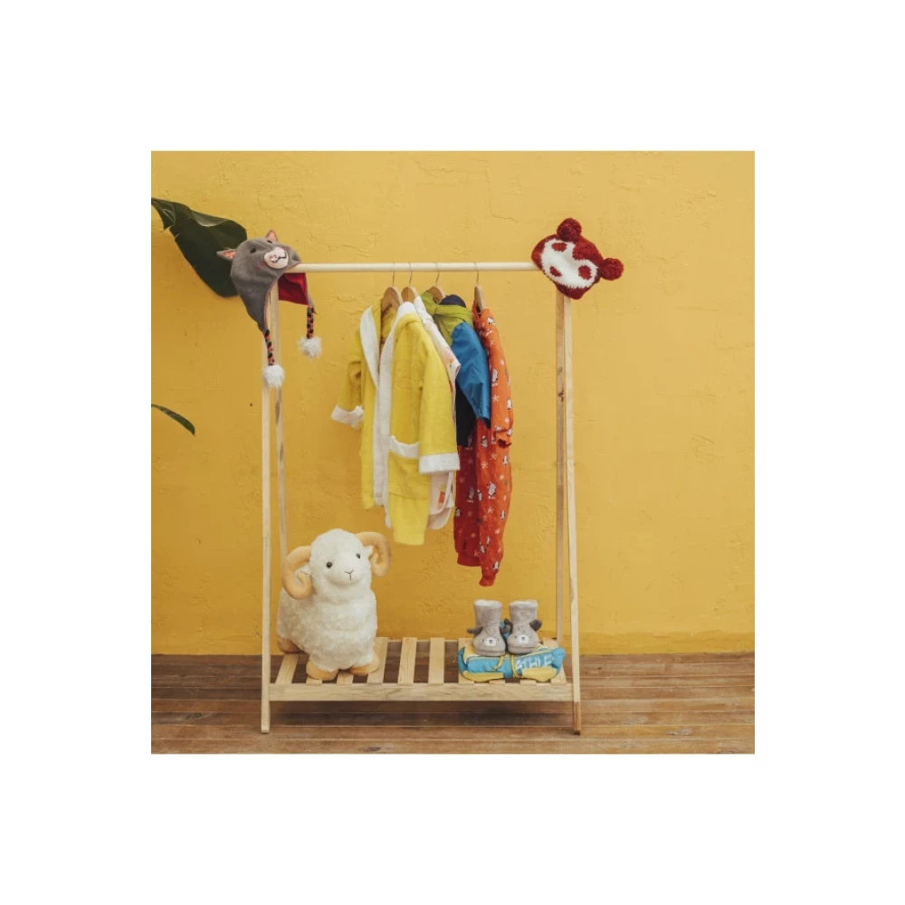 Ahsap Cocuk Askilik Dolap Gardirop Montessori Dolap 100 Cam Gardrop & Dolap Fiyatı