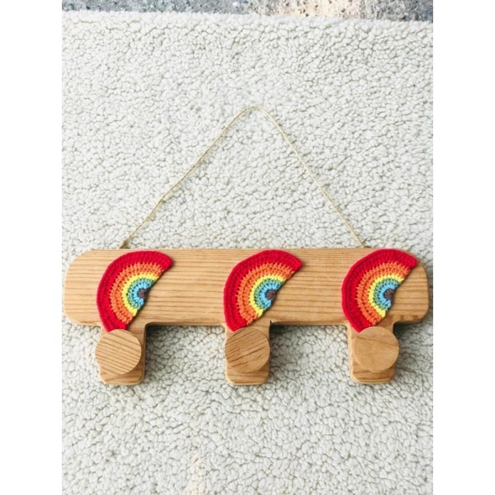 Ahşap Çocuk Odası Figürlü Askılık Bebek Odası Tekstili Fiyatı