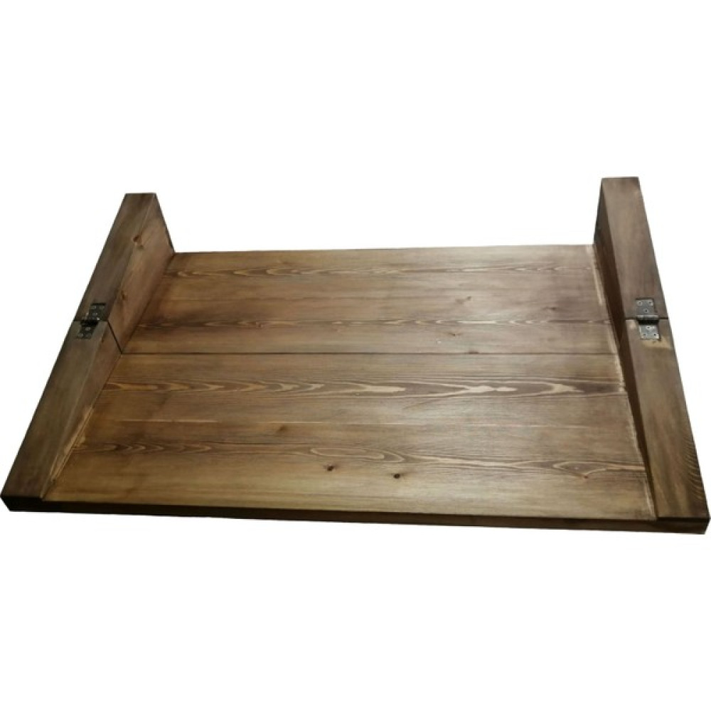 Ahşap İşleri Duvara Monte Katlanır Laptop Masası - 90 x 30 x 16 cm - Ceviz Çalışma Masası Fiyatı